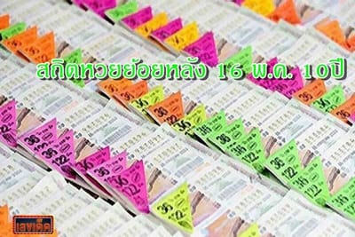 ส่องหวย เลขเด็ดย้อนหลัง 10 ปี เลขเด็ดเลขปังเลขพารวย