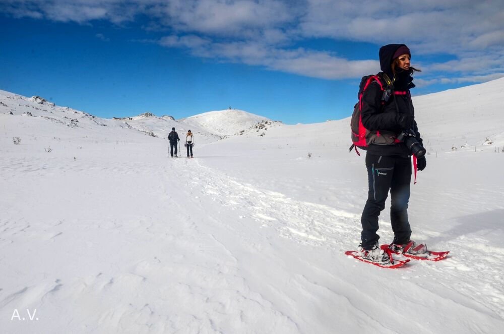 Ходьба на снегоступах