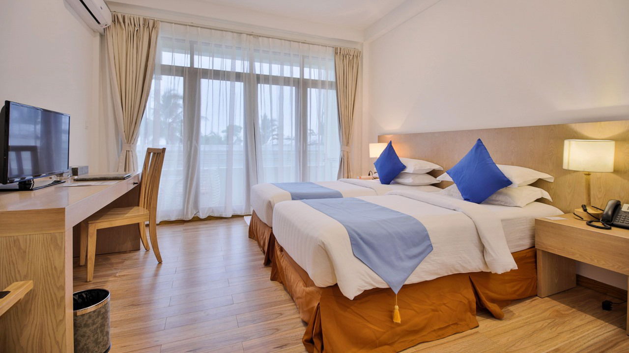 25 Super deluxe | 16 Beach villa | 23 Deluxe | 12 standard | 12 Ocean view